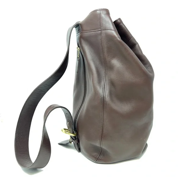 Coach 4160 Vintage Brown Sling Bag. - Picture 2 of 10